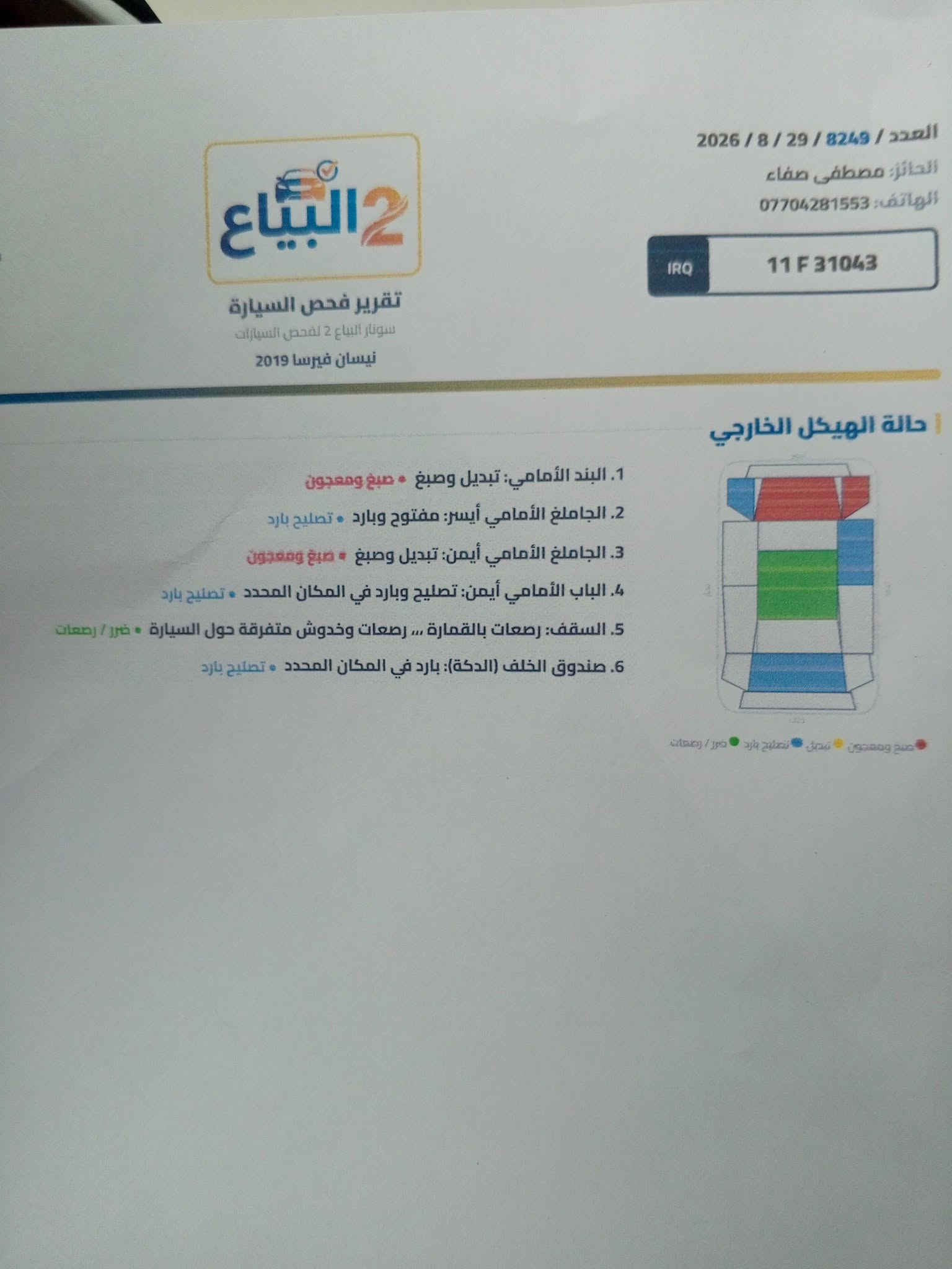 نيسان سنتره • ٢٠١٩ • بغداد