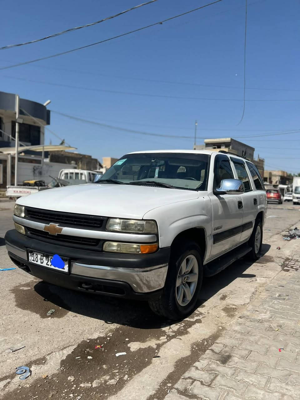 من رخصه مدير الكروب المحترم تاهو 2003 محرك 5300 كير ومحرك جدد تبريد ادامه كامله ثلج سنويه لل31 رقم بابل دولي السياره تراي للبصره ناعمه كلش تخم تاير باتري جديد كهربائيات كله شغاله على وضع الشركه يحتاج ترتيبات بسيطه للداخل وطوافه بانزين فقط للبيع او مراوس *********** او مراسله الصفحه
