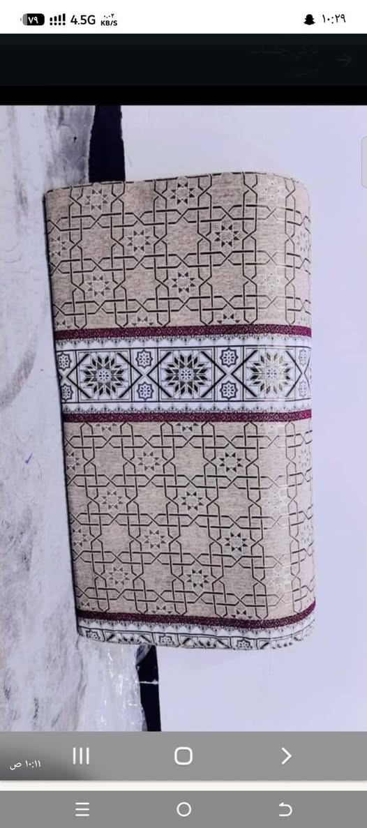 السلام عليكم ورحمه الله وبركاته... يوجد لدينا جلسات خليجيه... قياس ٦×٤ من ارقى البظاعه الموجودة  ... العمل والقماش جيد جدا+الأسفنج... يتوفر لدينا نظام البيع نقدا وأقصاط +التوصيل***********
