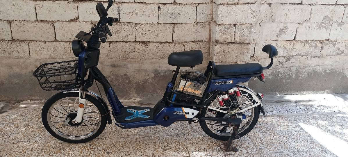 السلام عليكم، للبيع دراجة شحن نضيفة حيل.. بطاريات عدد (4) جدد.. تشغيل بصمة.. اربعة نمرات... السعر 175 وبيها مجال بسيط *********** مكاني ديالى/ بعقوبة وتحياتي
