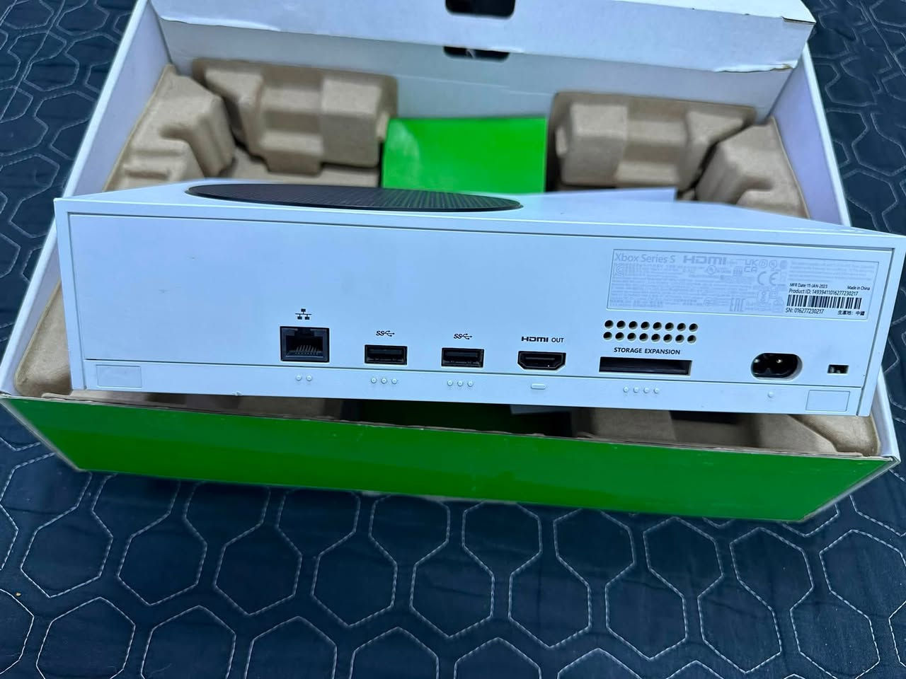 xbox series s
سعر 420 مجال بسيط  ما مفتوح انتاج 2023  اصلي مو بالة نضيف كلش ما ملعوب بي
‭***********
