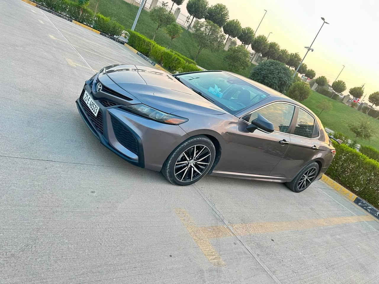 السلام عليكم

كامري موديل 2022 

فئة SE  

رادار حساسات امامية خلفية

كشنات كهرباء  

شفتات ستيرن 

تحكم ستيرن 

تخم تاير جديد

اللون نفطي  

3 وضعيات قيادة 

الرقم شمالي سليمانية بدون اي غرامة 

السنوية 2030

محرك 2500 -4- سلندر

سونار موجود 

غير السونار السيارة مكفولة

السيارة جاهزه بدون اي نواقص
 

التواصل : ‭***********‬ تكريت, صلاح الدين
