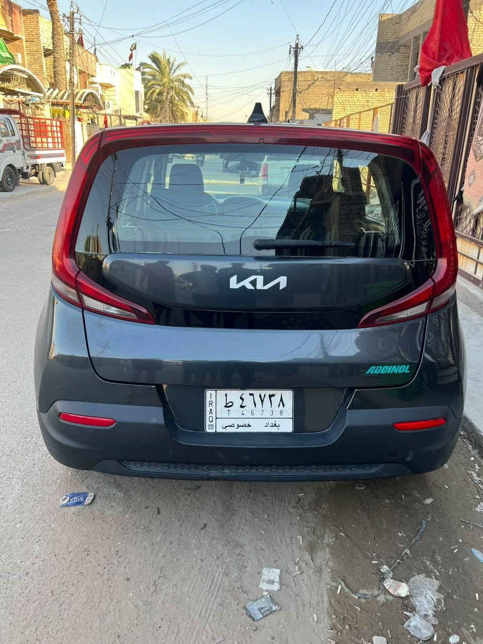 كيا صول رقم بغداد الماني مشروع وطني  موديل 2022 وارد امريكي حادثه
هلال الجاملغ الخلفي وباب الخلفي صفحه اليمن كلير 
المسافة المقطوعة ٦٣ الف 
موصفات اكس لاين معروفه مكينه 2000دوش المرغوب
ويل Xline عنكبوت المرغوب
مثبت سرعه 
كشافات اماميه 
إطفاء ذاتي بلازدحام
أوامر صوتيه
شاشه كار بلي
 السعر 128وبيه مجال 
مكان بغداد الرصافه 
للاستفسار ***********
