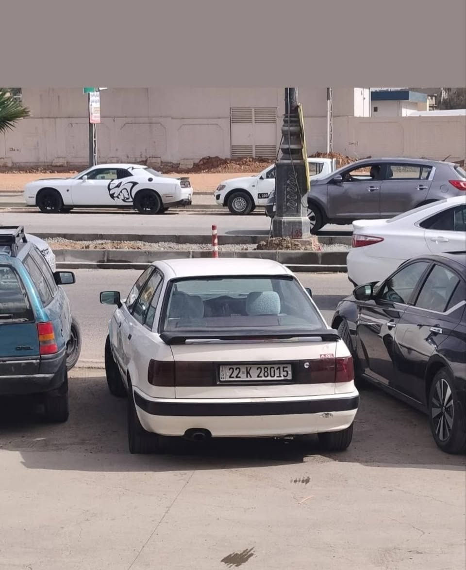 السلام عليكم اودي البيع موديل 92سياره نضيفه وجاهزه رقم اربيل السعر 43وبيه مجال الشراي/***********
