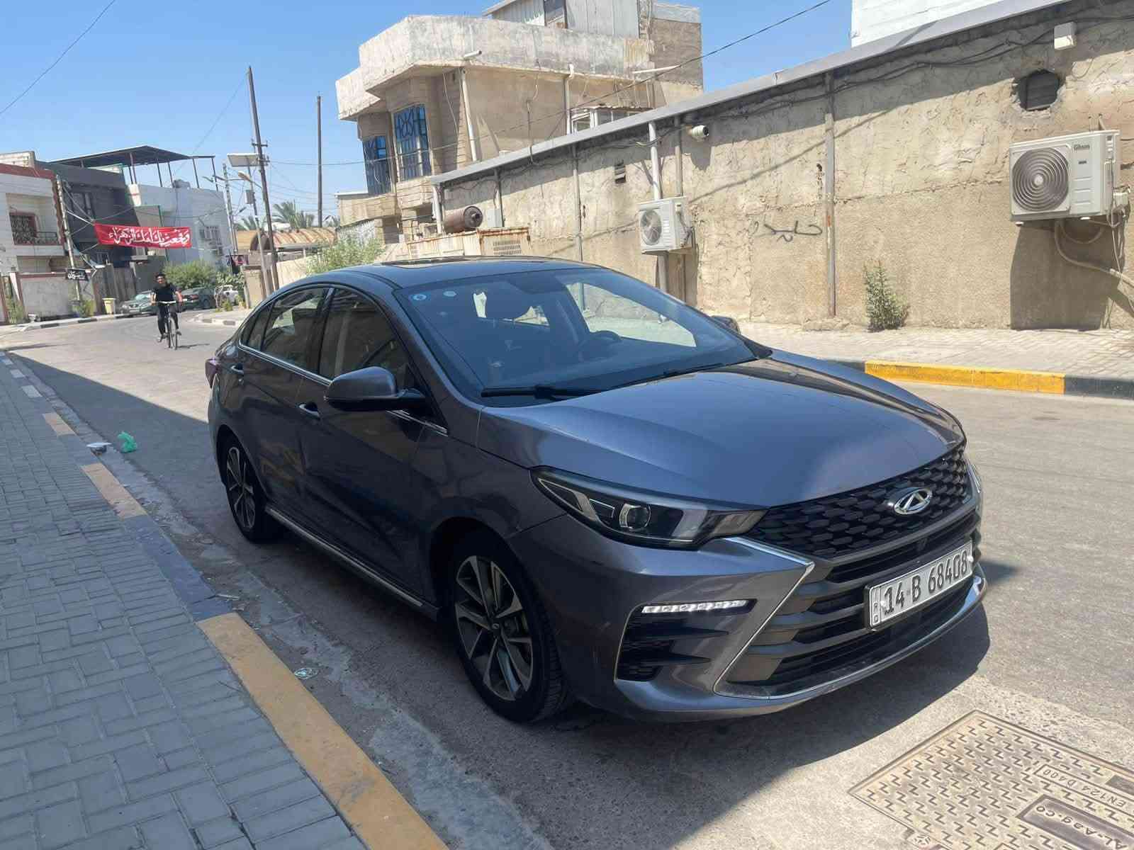 شيري اريزو 6 فول 2024 لون رصاصي

محرك السيارة 1500 تيربو 

الگير cvt 

السيارة ماشية 14 الف 

التبريد قطعتبن 

الدواخل جلد 

السيارة 6 ايرباك

فتحة بالسقف 

شاشة 

ابل كار بلي وأندرويد اوتو

أربع كاميرات 360 درجة 

حساس خلفي وبالمرايات 

مرايات كهربائي 

كشن السايق كهرباء 

تحكم ستيرن حساس اطارات

لايتات LED اوتو

منفذين usp خلفي وأمامي ومنفذ جداحة 

السيارة تحت الضمان

ضمان الگير والمحرك لمدة 6 سنوات او 200000 كيلو

ضمان البطارية سنة او 30000 كيلو 

نظام الصوت 3 سنوات او 60000

حاقن الوقود 3 سنوات او 60 الف كيلو 

نظام العادم سنتين او 60 الف كيلو 

ممتص الصدمات 3 سنوات او 60 الف كيلو

عيوب الطلاء الخارجي سنتين
مكاني البصره المعقل ‭***********‬
