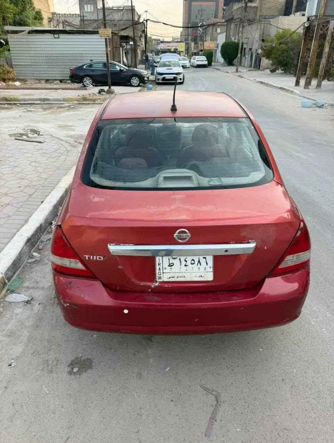 سلام عليكم 
نيسان تيدا خليجي موديل 2008 محرك 1600  بلاديه بدون صبغ أو حادث  بيها جراد شويه  فقط طخة  بجاملغ الخلفي مرجع  ع بارد  سعر 60 ورقة  وبيها مجال  
ادامه منظومة البانزين كلهة 
بلكات دنسو يابانية جديدة 
صدر جديد قبل يومين مبدل 
تبريد ثلج 
العنوان بغداد الكرخ تقاطع درويش 
رقم *********** بغداد, العراق
