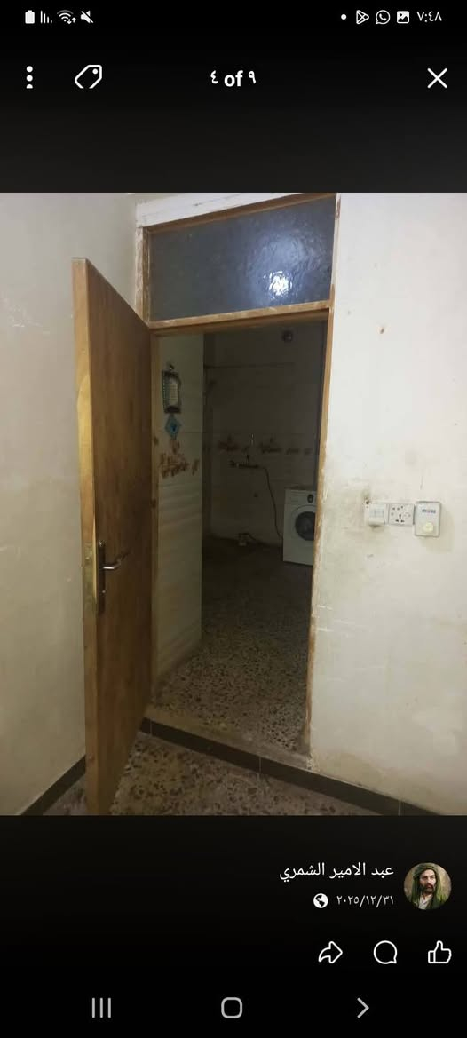طابق ثاني • غرفتين • قرب مدرسة السماحة