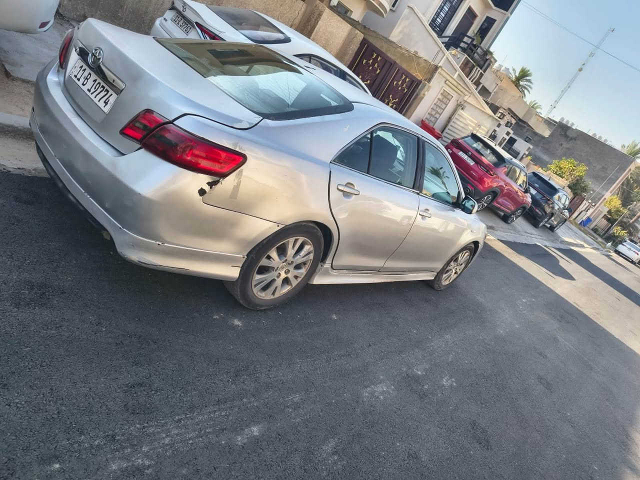 كامري 2007 محدثه 2010
محركها 4 اسلندر حادثها جاملغ خلفي وجنطه ومصبوغه عام
كير مكينه تبريد صدر كله جديد وخير من الله 
نقصها بس تخم تايرات رقم بغداد انكليزي 
بسمي مكانها بغداد اليرموك 
السعر 75 وبيها مجال 
رقم ***********
