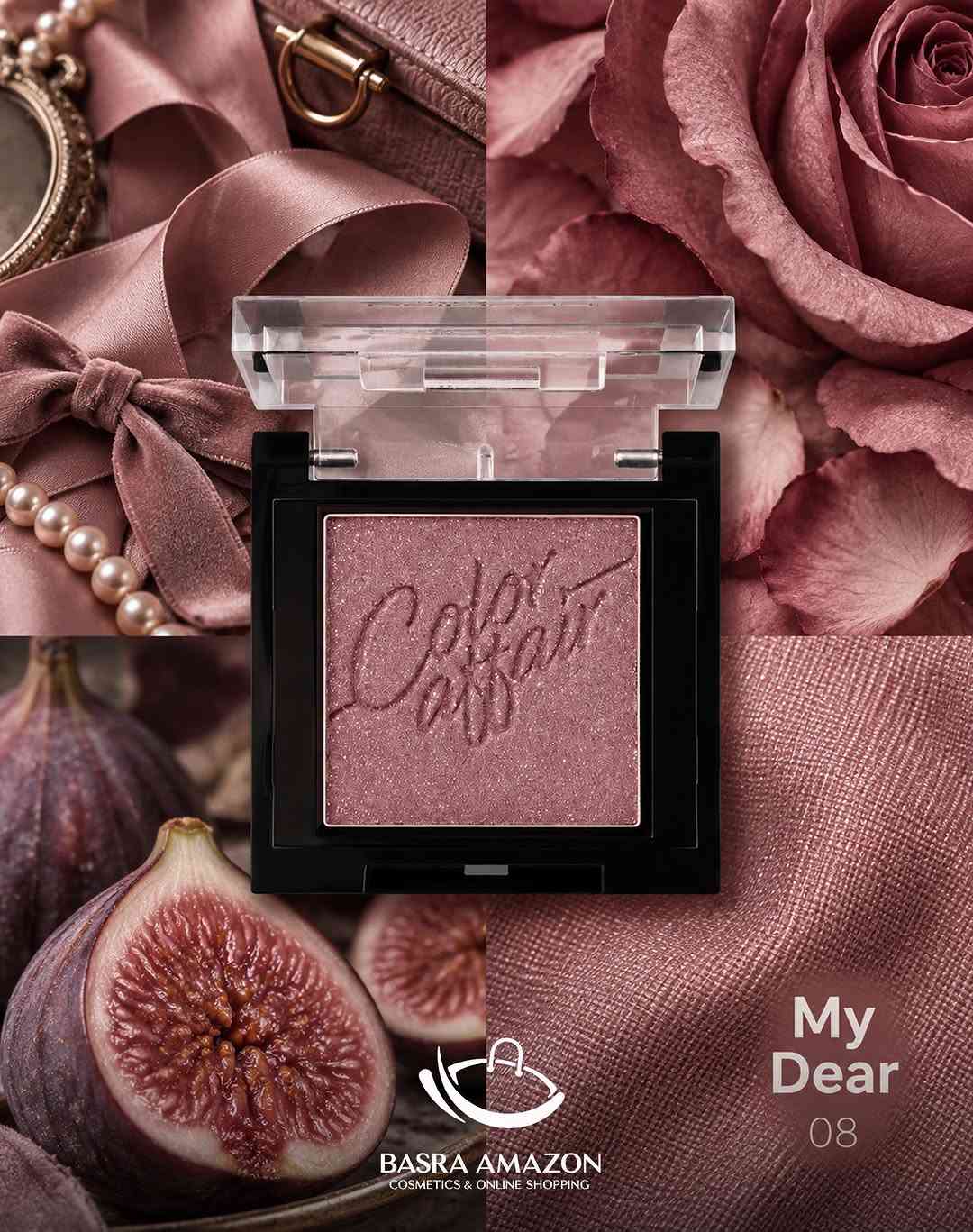 ✨ ظل عيون واحد… يفتح لج عالم كامل من الإطلالات ✨

ظلال العيون Color Affair من Bellaoggi 💎
تركيبة مضغوطة بصبغة عالية ولمعة جذابة، تدوم لساعات بدون ما تبهت أو تتكتل.

🌟 دمج سلس وسهل
🌟 تصميم أنيق ومناسب للحقيبة
🌟 يُستخدم جاف أو مبلل للحصول على لون وتأثير أقوى

🎨 متوفر بتشكيلة ألوان تناسب إطلالاتج اليومية والحفلات:
Cream Milk | Marshmallow | Dragonfly | Queen Grey | Wild Forest | My Dear | Sunset | Sunshine | Shotguns | Black Lace

💰 السعر: 7,000 د.ع فقط
✅ متوفر الآن — الكمية محدودة

🚚 توصيل سريع لكل محافظات العراق
• داخل البصرة: 3,000 د.ع
• باقي المحافظات: 5,000 د.ع

📞 للحجز والطلب:
***********
***********

📲 أو حمّلي تطبيق Basra Amazon واطلبي مباشرة من التطبيق.

نص مكتوب في الصور:
- Marshmallow 02 BASRA AMAZON COSMETICS & ONLINE SHOPPING
- Color affair My Dear 08 BASRA AMAZON COSMETICS & ONLINE SHOPPING
- Cream Milk 01 BASRA AMAZON COSMETICS & ONLINE SHOPPING
- Dragonfly 03 BASRA AMAZON COSMETICS & ONLINE SHOPPING
- Color Affair Sunset 09 BASRA AMAZON COSMETICS & ONLINE SHOPPING
- BASRA AMAZON COSMETICS & ONLINE SHOPPING Sunshine 010
- BASRA AMAZON COSMETICS & ONLINE SHOPPING Wild Forest 06
- Queen Grey 04 BASRA AMAZON COSMETICS & ONLINE SHOPPING
- BASRA AMAZON COSMETICS & ONLINE SHOPPING Shotguns 011
- BASRA AMAZON COSMETICS & ONLINE SHOPPING Black Lace 012