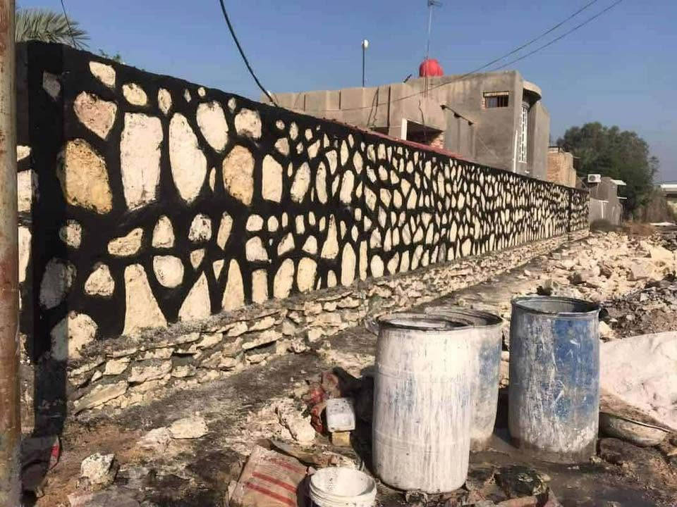 بناء حجر كرسته وعمل ‭***********‬
