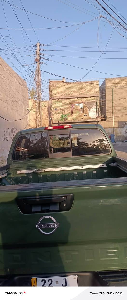 نيسان فرونتير موديل 22 ...
 6 سلندر محرك 3800 رقم اربيل باسمي تحويل مباشر خلال يوم واحد مواصفات فتحة قمارة 3 حركات كشن كهربائي حساسات رادار توقف ذاتي كامرة خلفية مصابيح ذاتية بالحوض 
سيارة جاهزة مابيها اي نقص 
السعر: 225 وبي مجال 
☎ : ***********
