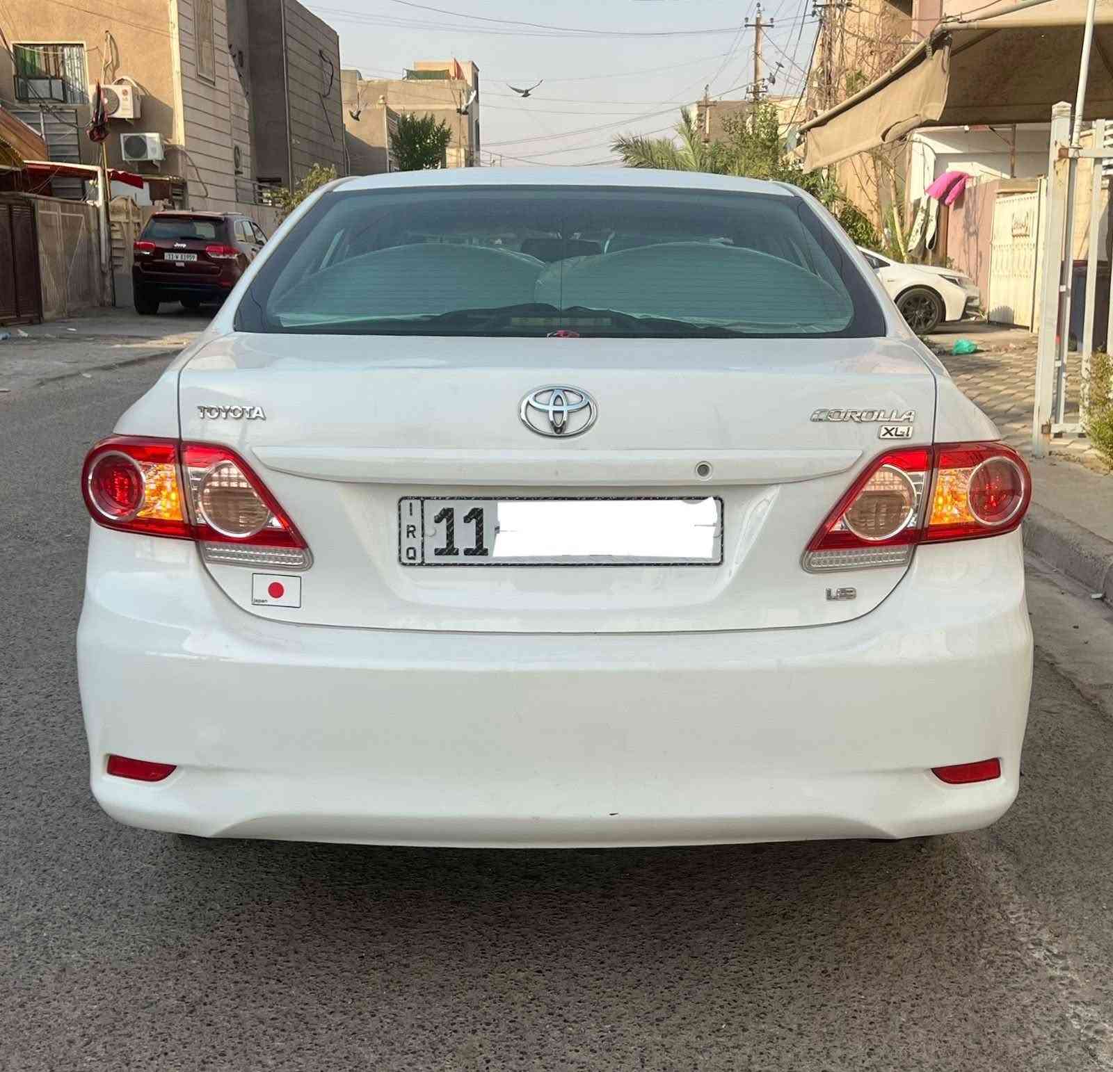 السلام عليكم
تويوتا كورلا خليجي 2011 ياباني اصلي 
سياره جديده بمعنى الكلمه وجاهزه بدون نقص
محرك 1800
كير وتبريد وصدر كله وضع شركة
مواصفات المعروفه 
بدون صبغ بيه بارد صغير بلباب 
رقم بغداد دولي بأسمي 
السعر 132 بيه مجال بسيط مكاني بغداد المشتل
 📞 *********** بغداد, العراق
