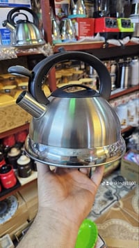 قوري سل ستيل دگم سعر 9 07727050300  متوفر توصيل  نص مكتوب في الصور: - ...