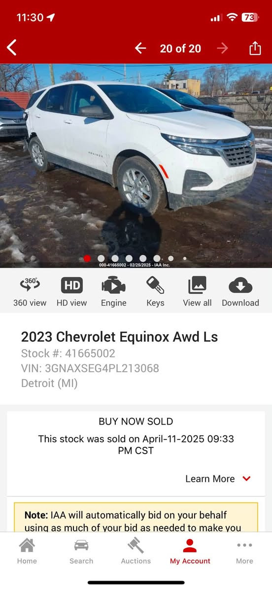 السلام عليكم

🚘 للبيع – شيفروليت إكوينكس موديل 2023

🔹 فئة LT

🔹 المحرك: 1.5 لتر تيربو (1500T)

🔹 الاستيراد: وارد أمريكي

🔹 رقم السيارة: كربلاء 

🔹 مكان السيارة:  كربلاء الجمعية 

🔹 عداد المسافه 19 الف قابل للزيادة

✨ المواصفات

✅ بصمة للأبواب 

✅ مثبت سرعة

✅ مانع انزلاق

✅ رادار امامي 

✅ مصابيح أمامية LED

✅ فور ويل AWD

✅ كاميرا خلفيه دواره مع المقود 

📌 حالة السيارة

✔️ الحادث خلفي مثل ما موضح بالصورة

 

✔️ الإيربگات سليمه

✔️ السيارة جدا حلوه ونظيفه 

💵 السعر المطلو 165$$ 

للتواصل ***********

السيارة قبل اسبوعين ترقمت بأسمي وشوية يرادلهة تعديل للدعامية الورة واكو رصعة بالباب الخلفي.
