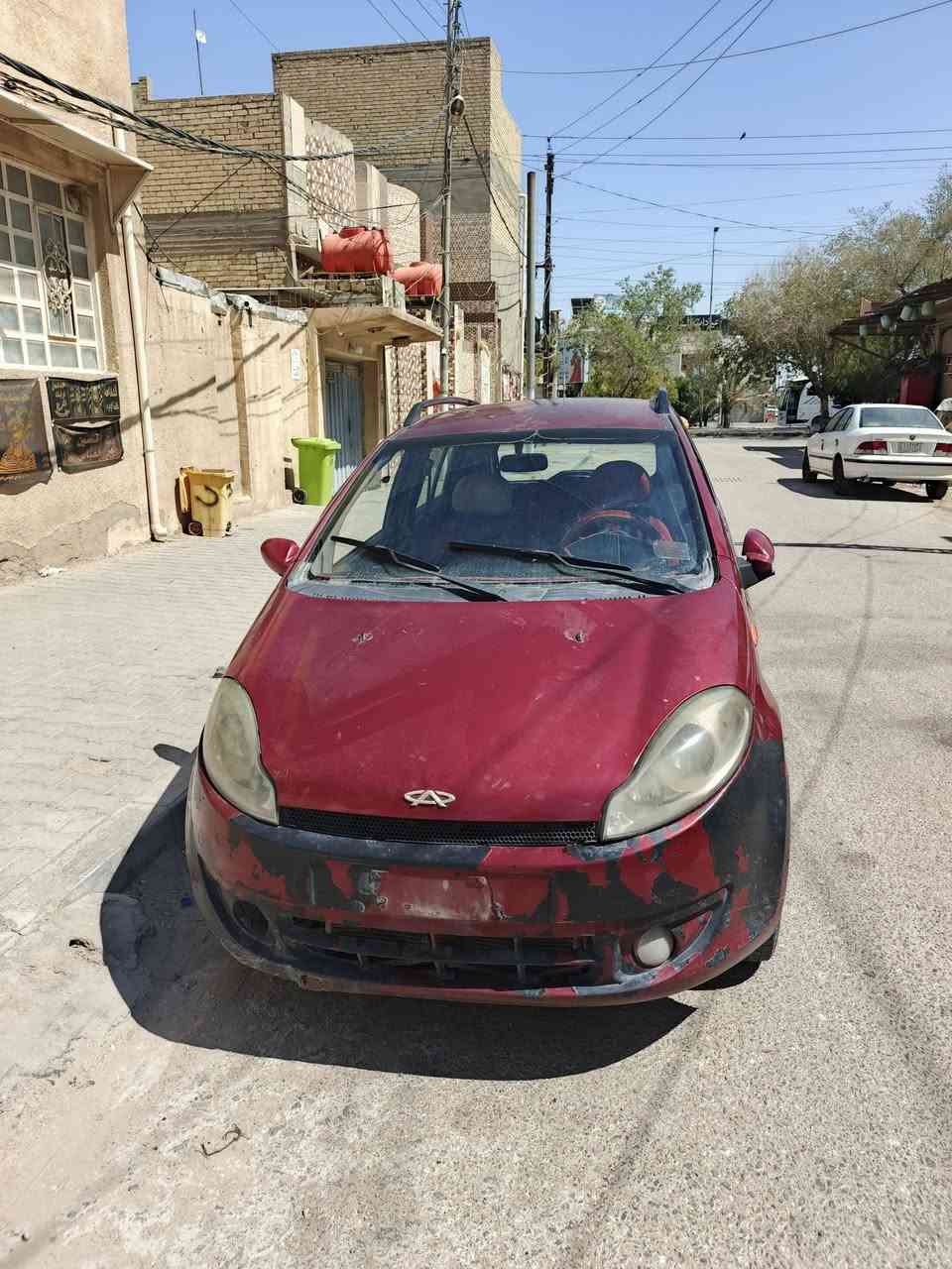 شيري اي ون للبيع سياره منروكه محرك كايم والكير بي خلل رقم كربلاء الماني تشتغل وتمشي وتوكف ابيع كوم حديد فقط مداور  ثاني يوم مدورسعرها 14 وبيها مجال مكا***********
