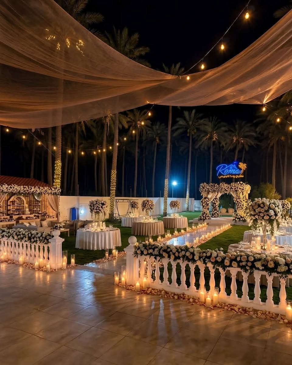 من رخصة الادمن ..
ليلة العمر تحتاج مكان يشبّه لأحلامكم 💍👩‍❤️‍👨✨
تعبتوا وانتوا تدورون عن مكان فخم، أجواء رومانسية، وتفاصيل تبيّض الوجه؟
منتجع روما الترفيهي يقدملكم أرقى الأجواء للمناسبات والأعراس:
🕯️ ديكورات ساحرة تحت أضواء الشموع
🏊‍♂️ إطلالات مسبح خلابة وتنسيقات ورد فاخرة
🌴 خدمة ممتازة وخصوصية تامة لضيوفكم

📍 العنوان: [بعقوبة _ رگة حجي سهيل ]
📞 للحجز والاستفسار: [***********]
