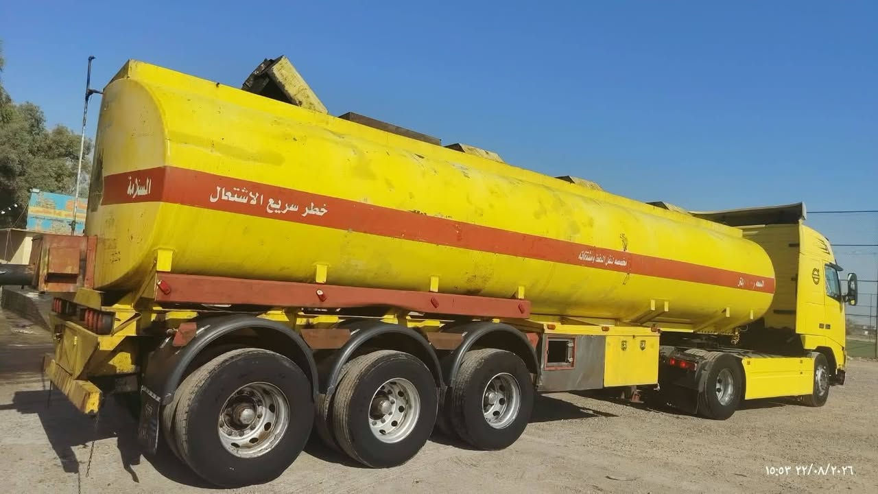 فالفو شخاطة
رقم اربيل
موديل 2002
سنوية لل2027
طوناج. جي بي اس. تصريح امني 
سيارة جوة الشغل حالياً تشتغل ع سوريا 
تخم تاير 
تانكي بويلر كاك ابو ال6
دناكير 14 صيني 
سيارة جاهزة من كل شي ما بيهة نقص
السعر 250 وبيهة مجال
مكانهة بغداد التاجي   باقي التفاصيل اتصال او مراسله 
الرقم *********** / واتساب
