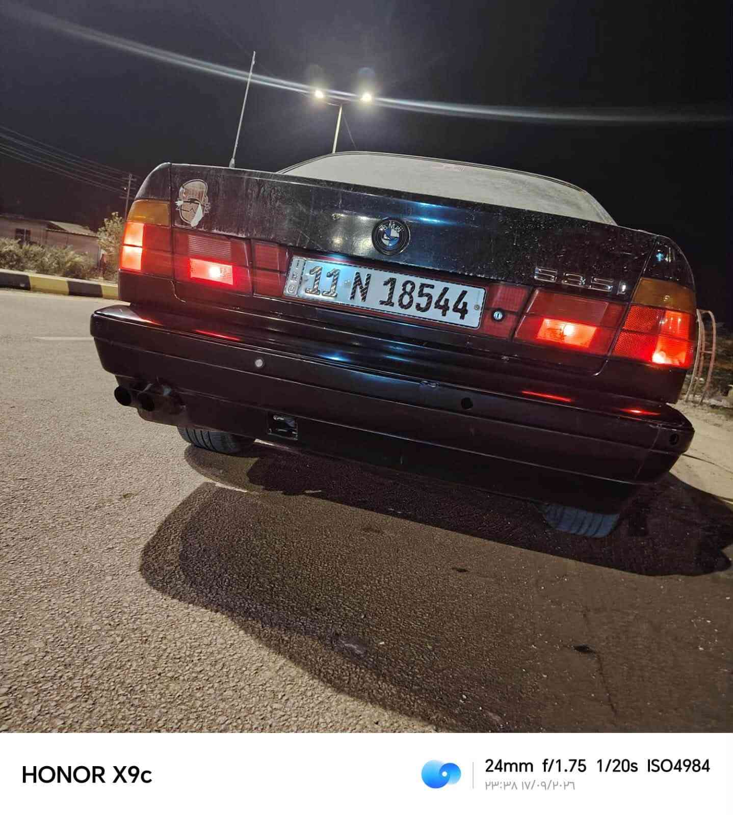 السلام عليكم للبيع بي ام ٥٣٥ مفتوح كير اوتو رقم بغداد نكليزي ب اسمي تحويل ثاني يوم كير مكينه صدر مكفول سياره جاهزة مابيها نقوصات مكاني بابل جبلة السعر ٣٩ وبيها مجال*********** حالياً احلى من الصور وشديتلها كتات داخلها حلو كله جلد

نص مكتوب في الصور:
- HONOR X9c 24mm f/1.75 1/20s ISO4175 PP:E1 IV/09/2026
- HONOR X9c 24mm f/1.75 1/20s ISO4366 ٢٣:٣٨ ١٧/٠٩/٢٠٢٦
- HONOR X9c 24mm f/1.75 1/20s ISO4113 ٢٣:٤٢ ١٧/٠٩/٢٠٢٦
- HONOR X9c 24mm f/1.75 1/20s ISO3656 ٢٣:٣٩ ١٧/٠٩/٢٠٢٦
- HONOR X9c 24mm f/1.75 1/50s ISO189 ٢٣:٤١ ١٧/٠٩/٢٠٢٦
- HONOR X9c 24mm f/1.75 1/17s ISO3091 ۲۳:۳۸ ۱۴۰۲/۰۹/۲۶
- HONOR X9c 24mm f/1.75 1/20s ISO4984 ٢٣:٣٨ ١٧/٠٩/٢٠٢٦
- HONOR X9c 24mm f/1.75 1/20s ISO4563 ٢٣:٤١ ١٧/٠٩/٢٠٢٦
- HONOR X9c 24mm f/1.75 1/17s ISO2369 ٢٢:٣٩ ١٧/٠٩/٢٠٢٦