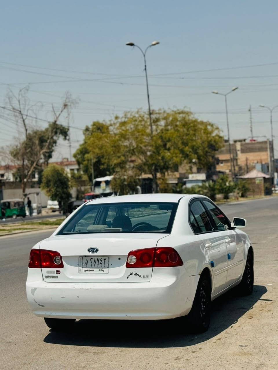 السلام عليكم للبيع اوبتما2008امريكي حادثه جاملغ الخلفي ومباوك ويا الباب  ول جاملغ الامامي بي صبغ محركه2400عليه منضومه غاز السياره تبريد تدفه جديد تخم تاير شاشه سياره  جاهزه سعر98وبيها مجال مكانه بغداد الدوره وهذا رقمي***********
