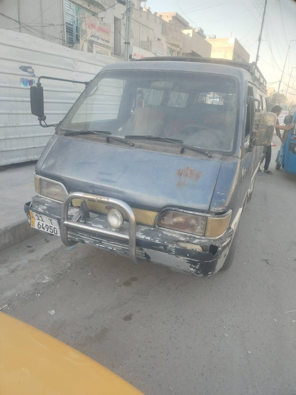 السلام عليكم ورحمة الله
النوع: كيا بيستا (Kia Besta) باص
​الرقم: رقم بغداد
​المحرك والجير: محرك وجير نظيف جداً وعلى الشرط
​الكهربائيات: جميع الكهربائيات شغّالة بالكامل
​السعر النهائي: 28 ورقة (2,800$) قفل نهايتها
​السيارة شغّالة وجاهزة للمشي كما موضح بالصور.
​ملاحظة: السيارة محتاجة جامات (خلفية وجانبية) حسب الحالة الظاهرة بالصور.
.. السياره بأسمي عنواني بغداد مدينه الصدر للتواصل
***********
