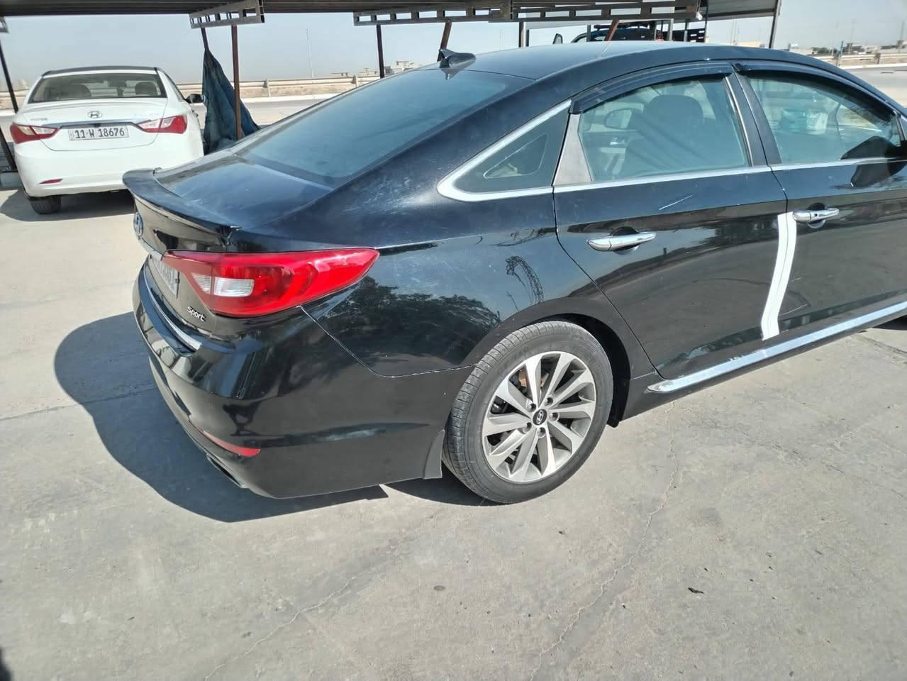 سوناتا 2017
وارد امريكي
محرك 2400
گير 6 نمر
الحادث كما موضح بالصور
سيارة جاهزه ماشية 150 بعدها ما واصله 
تحويل مباشر 
السعر 120
***********
***********
