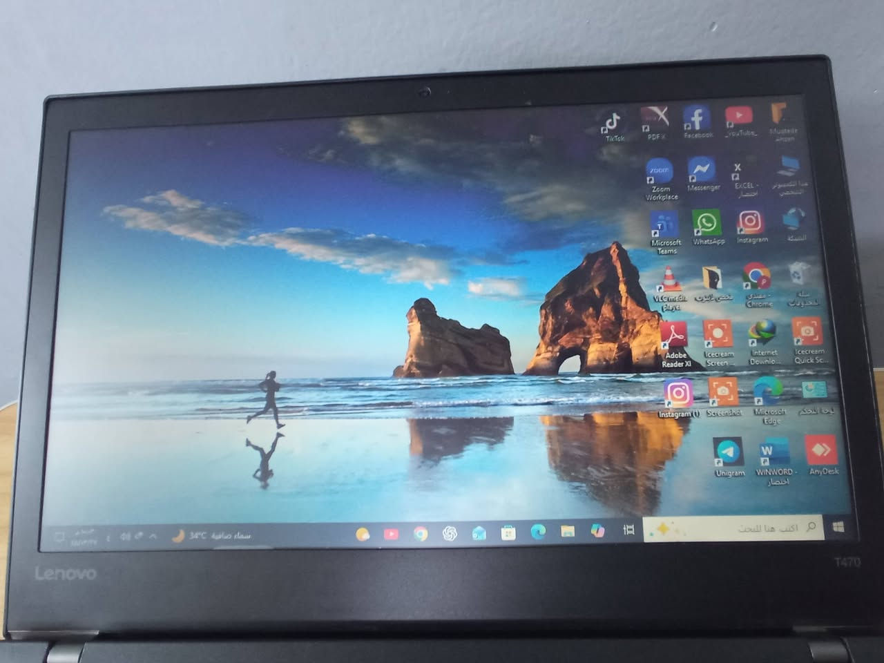 السلام عليكم
لابتوب للبيع لينوفو جيل السادس  T470 فول مواصفات 

مناسب للدراسه وللبرمجه والالعاب 

دبل بطاريه طول ساعتين
  مع ملحقاتها كامله شاحنه اصليه وماوس 

السعر 300 وبيها مجال قليل 

الاستفسار  واتساب 

***********
