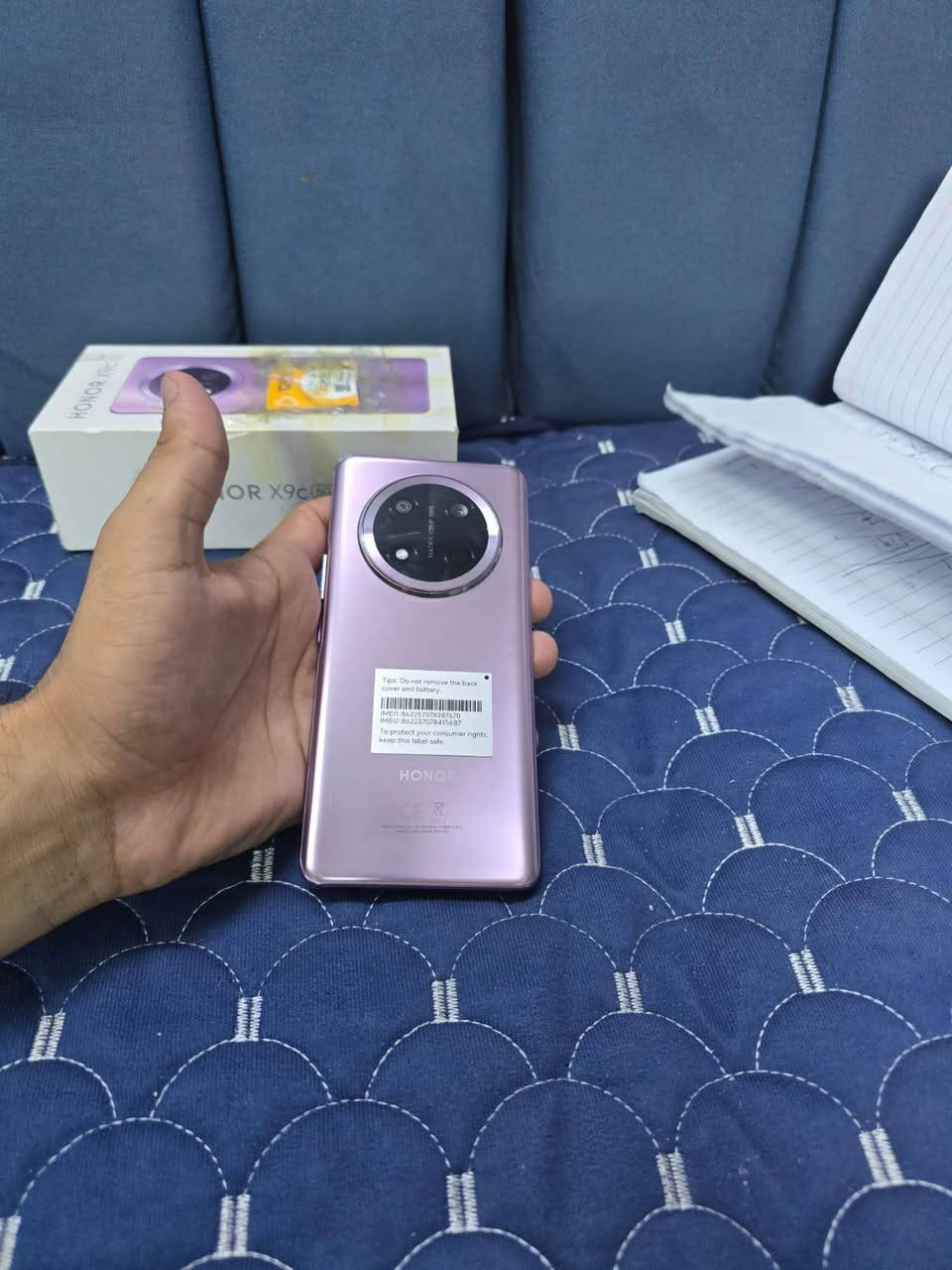 سلام عليكم HONOR X9C 5G سناب دراكون  جهاز جديد كلشي مابي عل فحص مامبدل بي اي شي  كامل ملحقات شاحن وكارتونة وكفر سعر 350$مكاني بغداد لحسينية تواصل واتساب***********
