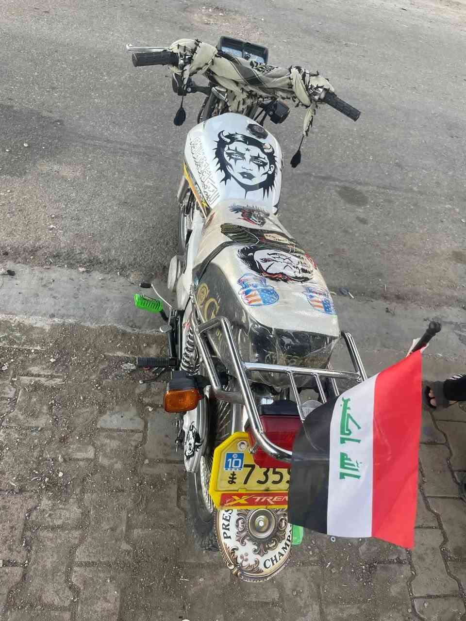 سلام عليكم دراجه 4 كير تايكر محرك 19 موديل 18  لا صرف ولا بخار كهربائيات شغاله كامل شلعه ومعدله ماطور خير من الله شغل وطلع مكاني كركوك حي النصر شراي يتصل ***********
