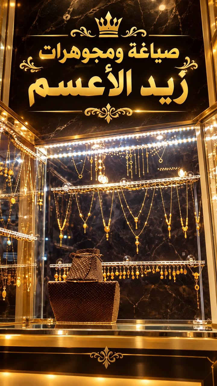 لا توجد تفاصيل

نص مكتوب في الصور:
- صياغة ومجوهرات زيد الاعسم جمال يتألق .. في كل تفصيله أقساط مصرف الرافدين والرشيد مركز الشنافيه صوب السراي شارع المواكب مقابل ازياء باربي ذهب - ألماس - مجوهرات *********** ***********