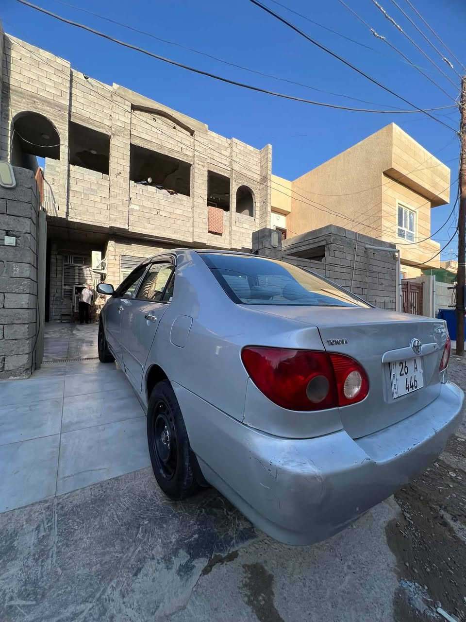 السياره موديل ٢٠٠٤
كورلا نحله وارد امريكي 

السياره ما بيهه اي ضرر ولا صبغ ولا مبدله بيهه قطعه بيهه طخه بسيطه بالدوسه الجوه كلش بسيطه 

تخم تاير جديد 

كهربائيات دينمو راديتر جديده تبريد ثلج

السياره ما. بيهه اي نقص 

محرك 1800 

سنويه لل2031بنهايتهه يلا تسقط 

رقم مميز 

***********رقم صاحب السياره

المكان الانبار الفلوجه 

السياره سعرهه 90$ورقه وبيهه مجال
