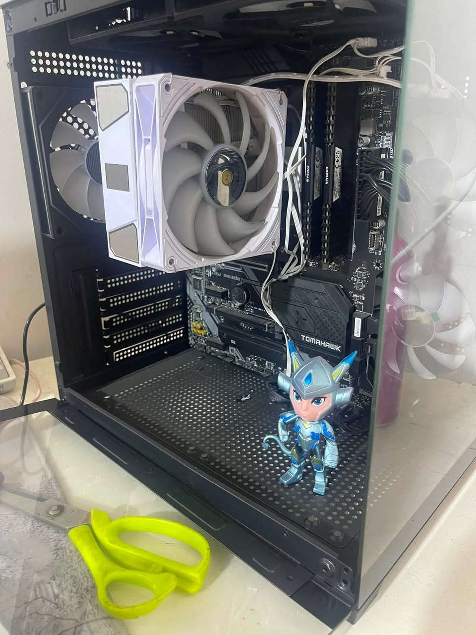 تجميعه كامله للبيع او قطع
رام 64 قطعتين القطعه 32 سرعه 3200
بورد B550
معالج r7 5700g
باور 550
وهارد وياه 256
سعره بدون رامات 500 
سعره ويا قطعه 32 650
مكاني البصره
رقم ***********
