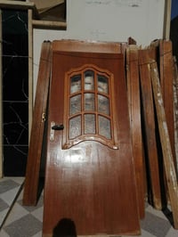 أبواب خشبية • ٤ أبواب • بجام وبدون جام