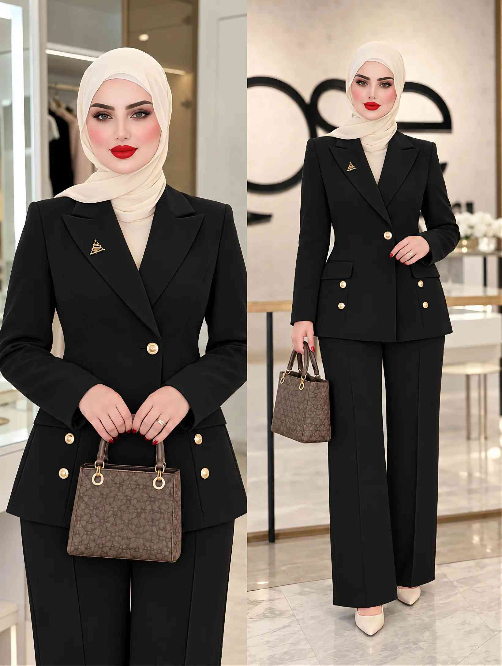 طقم قطعتين • حجز واتساب • انستقرام womens_fashioon