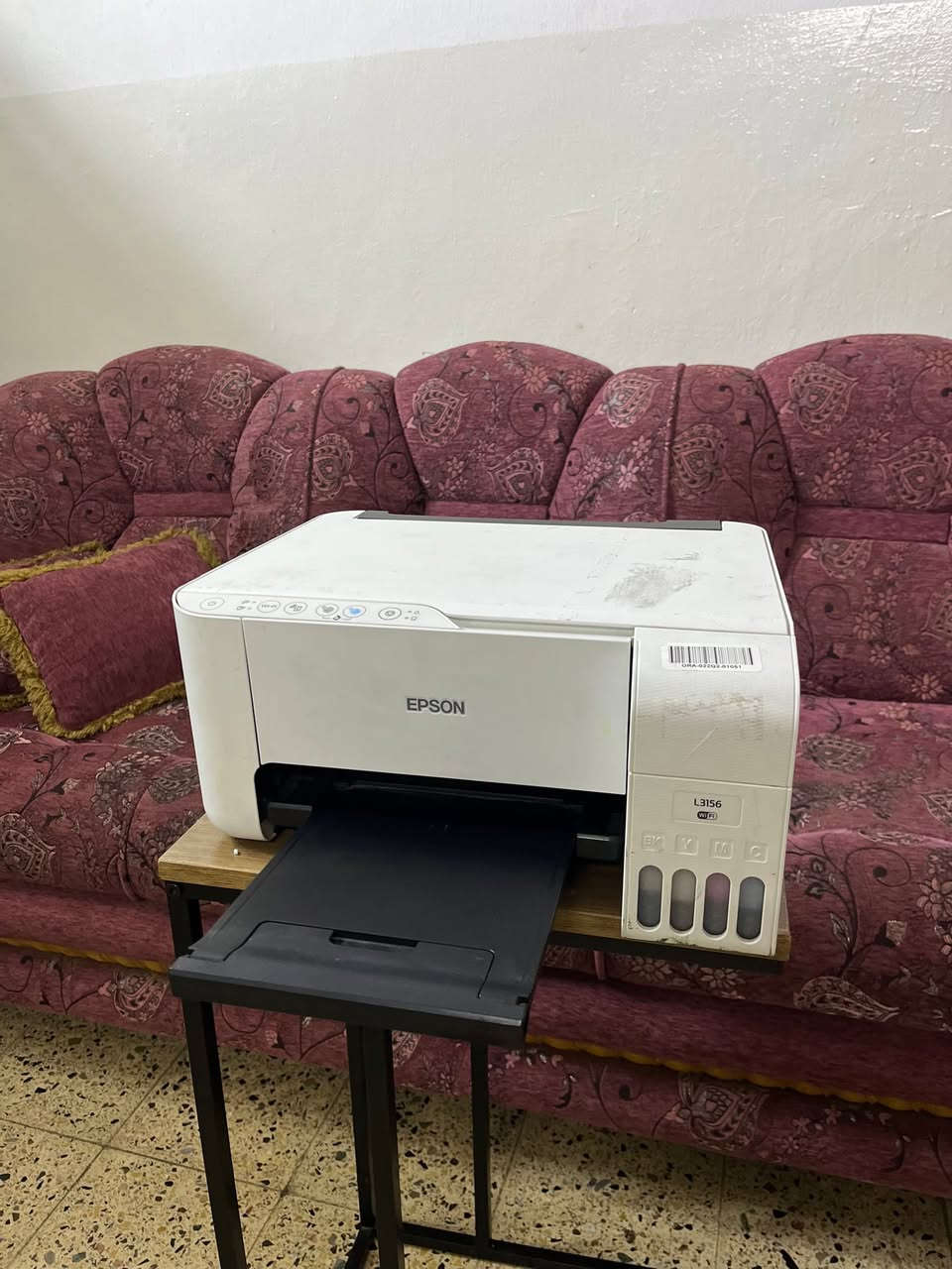 السلام عليكم طابعه ايبسون موديل 3156ملحقاتها كامله كيبل تشغيل حقن خارجي وايفاي اسكنر. الطابعه جديده كلش الطابعه عدادها 55ورقه سعرها 150 الف الشراي يتصل على الرقم    تحياتي ادمن ***********
