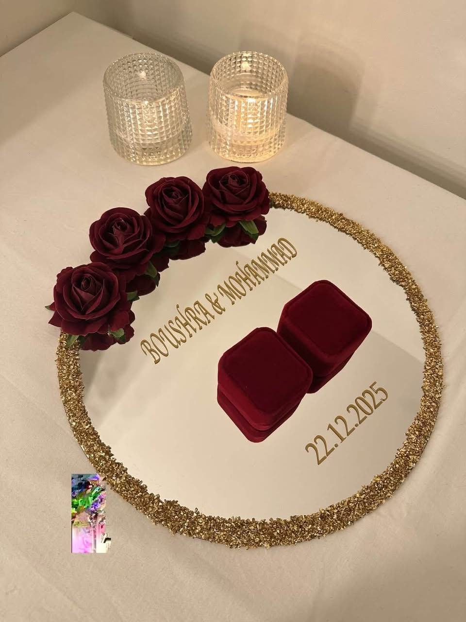 شغل صواني العقد حسب الطلب وبأسعار مناسبه❣️
الحجز واتساب ***********📩♥️
