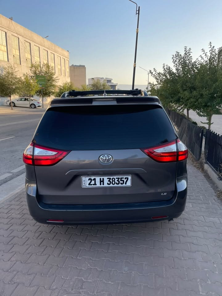 تويوتا سينا ٢٠٢٠ LE
سياره جديده 
بوب كهرباي 
رادار امامي 
٨راكب 
تخم تاير جديد 
بيها ٣ قطع صبغ 
مكان السياره سليمانيه 
*********** اتصال و وتساب
