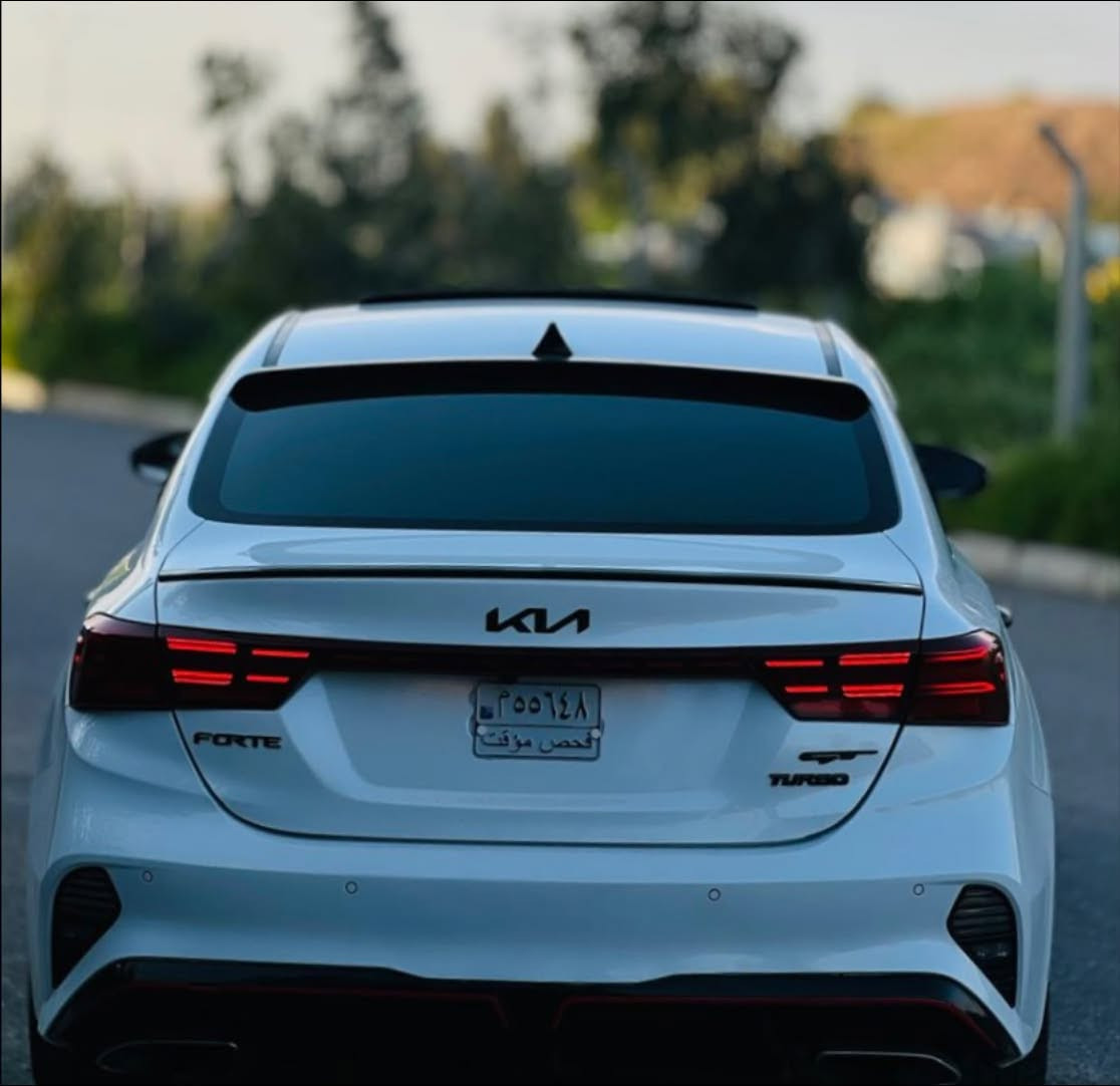 Kia Forte GT 2023
محرك 1.6 توربو 
((كير عادي 6 نمر ))
فول مواصفات أعلى فئة 
بصمة أبواب بصمة تشغيل
سلايت 
سستم صوت Harman kardon
شاشة كبيرة
تدفئة بل كشنات
كشنات جلد GT
صندوق ذكي
ترحين عند الاقتراب
قطعتين تبريد
نقاط عمياء
حساسات امامي خلفي جانبي
لايتات GT
بك لايت GT
ضرر بوند فقط +ايرباك استيرن بدون دواخل
منفيس تترقم جميع المحافظات
للتواصل واتساب ***********
