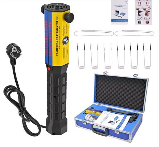 1000 واط 365 الف
1500 واط 390 الف

نص مكتوب في الصور:
- Induction Heater Machine power cable keys Aluminum Alloy Box 4pcs Coils Manual