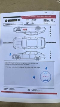 للبيع كونا موديل 22 داخل جلد السياره ماشيه 61,000 سياره ضربتها  باب ال...