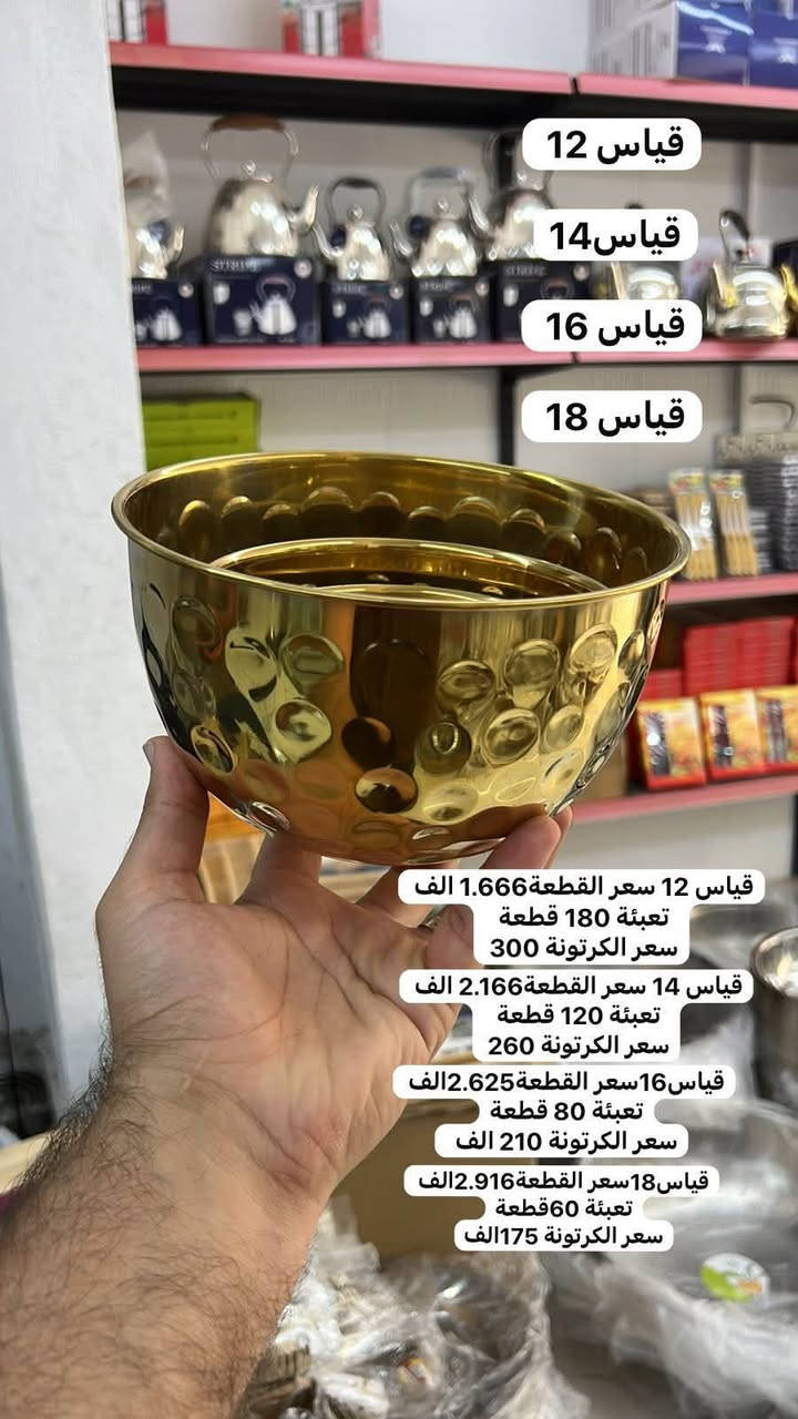 🛑✋🛑البيع بجملة فقط حصراً كراتين 🛑✋🛑
أهلاً وسهلاً بكم في شركة مير لتجارة الأدوات المنزلية 
أسعار منافسة وتحديثات مستمرة 📦
يوجد توصيل كافة محافظات العراق 
📲 واتساب للتواصل ***********
تشكلية أكبر و أوسع داخل الكروبات 
🔗 كروب التلغرام: https://t.me/mirhom12
🔗 كروب الواتس أب: https://chat.whatsapp.com/I6tCkbAcE2QJIQRjMB64A1?s=cl&p=i&mlu=0
