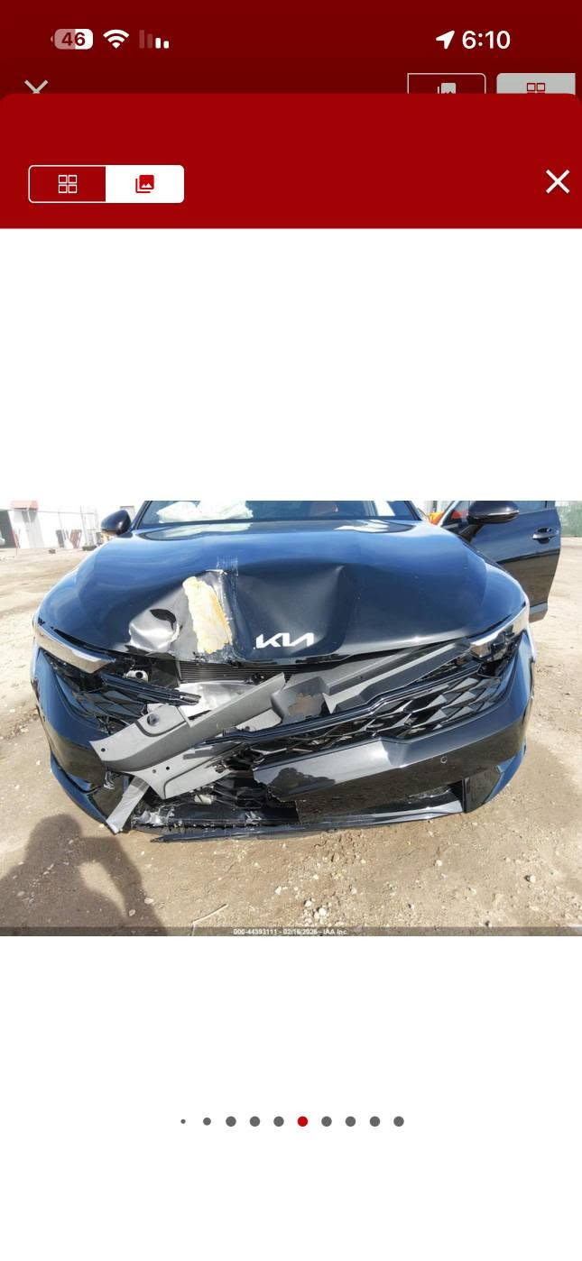 السلام عليكم كي ٥ موديل ٢٠٢٦ بصره شهداء بنيد مصلح نفسه ماشيه ٤ الف جي تي لاين جديده كلش السياره حساسات امامي خلفي رقم بصره شهداء وكاله عامه عنواني البصره الحكيميه *********** البصرة, العراق

نص مكتوب في الصور:
- 46 6:10 000-44393111 - 02/16/2026 - IAA Inc.