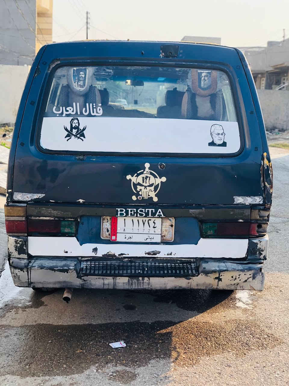 سلام عليكم كيا بستا موديل 94 تخم تاير كير اكسل مكينه مكفولات اريد مراوس بجمبي موصلي مراوس فقط هاذا رقمي *********** 
مكاني ديالى
