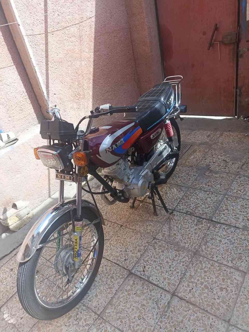 سلام عليكم
نامه مديل 2025 اوراق 2 
سعر 525)
دراجه جديده ونضيفه كلش
مكينه مامفتوحه 
كهربائيات كلها شغاله 
***********
