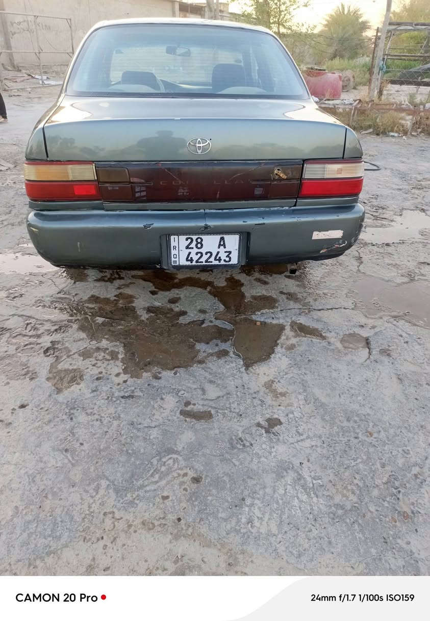 سلام عليكم كورلا مديل 92 للبيع رقم نجف نكليزي  سنويه لل 30 كير محرك حلوات كهربايته شغاله مكفوله كص وصوليات راعيه يريد مداور  مكاني نجف كوفه ***********
