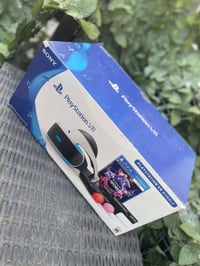 🔥 عرض للبيع: حزمة نظارة الواقع الافتراضي PlayStation VR كاملة بحالة مم...