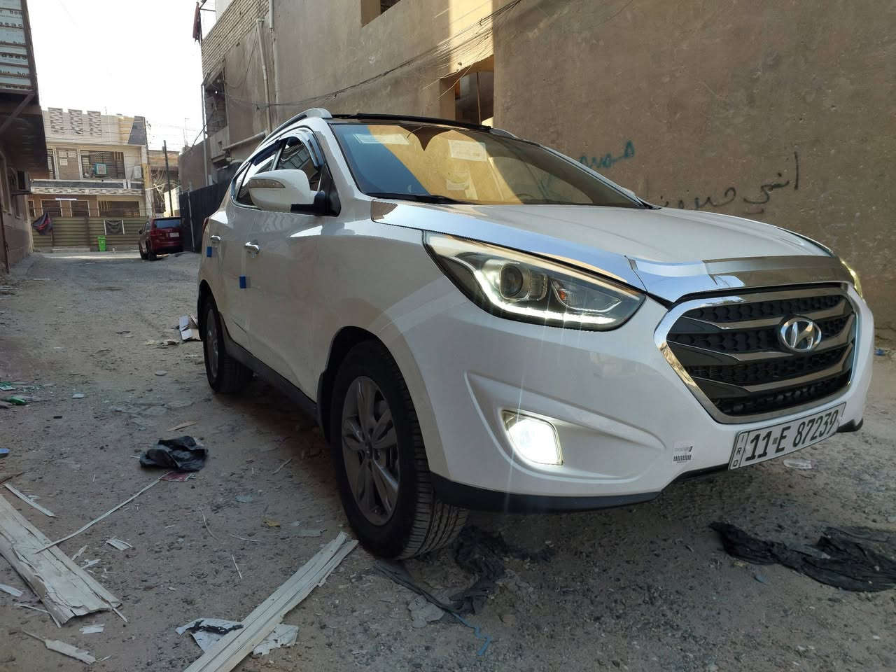 توسان 2013 خليجيه فووول موصفات
جانت عد مره وبيه طخات ونصبغن 4قطع.. واني ابيعلك حزام بدون اي دواخل تعال وديه وبن يعجبك
السياره فتحة بنوراما 
قطغتين تبريد
شاشه وكامره 
داخل لونين
ويل كب
تحكمات دركه
 تبريد منظومه جديده
محرك وكير كفاله جدد
تخم تاير جديد جواها
كهربائيات كله جديده
السعر ب103شده و3
مكاني بغداد الكرخ شهداء البياع
... ***********...
