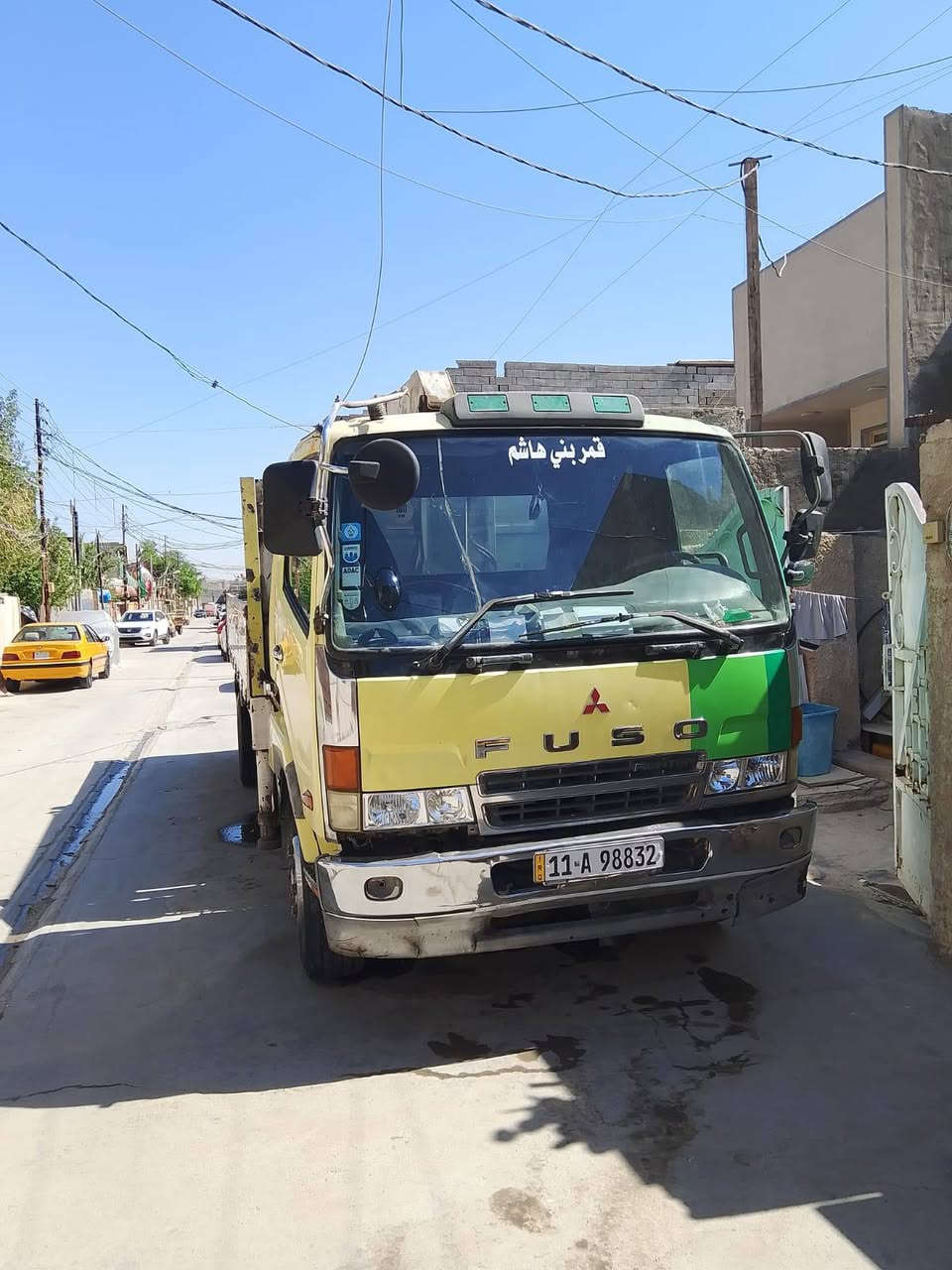 السلام عليكم
كرين فوسه كرستال 8 براغي فحل
كرين تادونه 3 سلايت عدل 
بل سنويه كرين 
رقم الماني بغداد
السياره اب اسمي تحويل ثاني يوم 
شاصي عريض 
للستفسار *********** علي كمال غير متواجد علفيس

