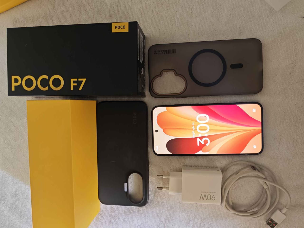 poco f7 عملاق المواصفات 
نظيف جدا كامل ملحقات الاصلية+كفرات عدد 2
ذاكرة 256 رام 8 
بطارية 97% عدد دورات شحن 286 فقط
معالج سناب دراكون 7+جين 4 
ببجي 120 فريم 
شاشة سلاسة فائقة جدا جدا 
بطارية عملاقة 6500 
سعرة 460 الف 
مكاني فلوجة او صقلاوية متوفر توصيل لجميع المحافظات 
*********** واتساب الفلوجة, الأنبار

نص مكتوب في الصور:
- ١٠٠ ٢:٣٠ حماية البطارية معلومات البطارية صحة البطارية ٩٧% الدورات ٢٨٦ بيانات التصنيع مايو ٢٠٢٥ أول استخدام: سبتمبر ٢٠٢٥ حماية شحن البطارية شحن كامل حماية البطارية لتمديد عمر البطارية، سيتوقف الجهاز عن الشحن عندما يصل مستوى البطارية إلى ٨٠% وسيقوم بالشحن الكامل فقط عند الجدول الزمني الشحن الذكي لإطالة عمر البطارية، سيتعلم النظام كيفية شحن جهازك ويتوقف عن الشحن عندما تصل نسبة البطارية إلى ٨٠% في الحالات المناسبة.