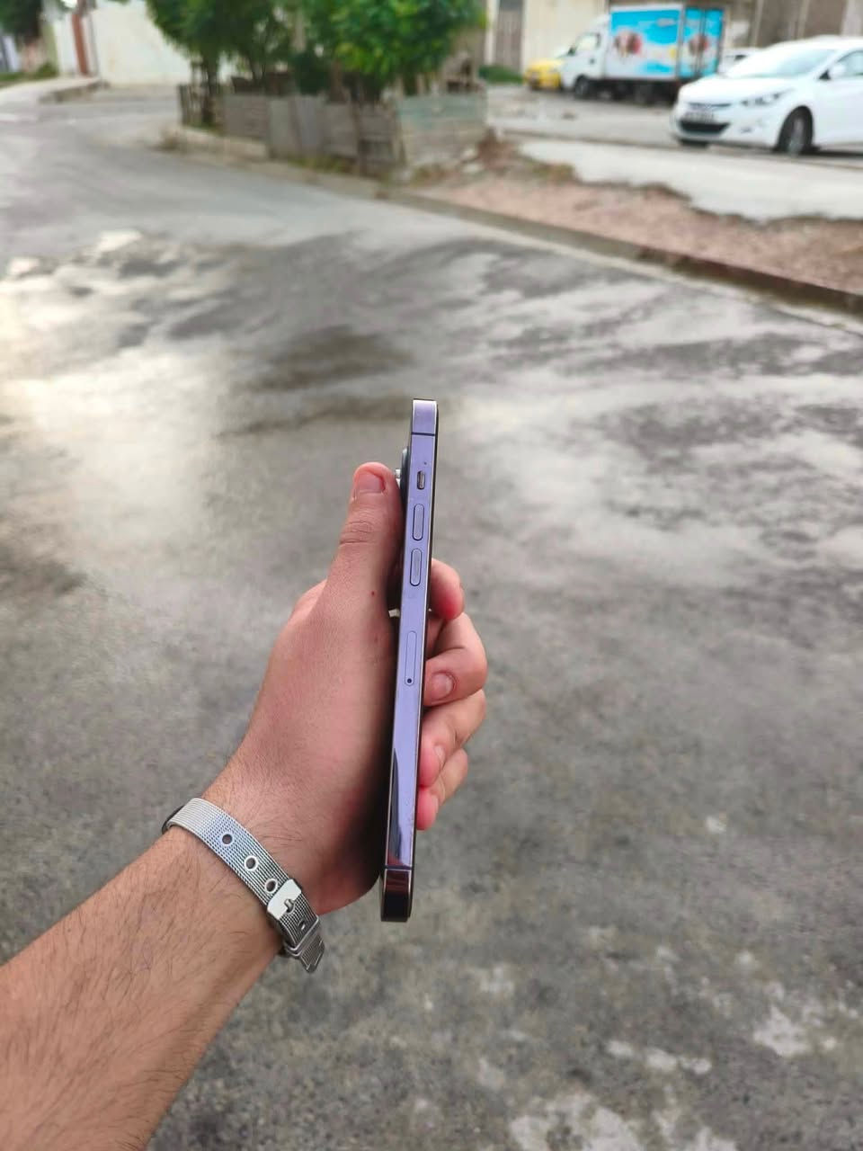 ايفون 14 pro max
بطاريه 91🔋
ذاكره 256💎.            (‭***********‬)
تك سيم 💎
نموذج m
(((جهاز نضيف شواصي نضيفه وضع شركه ما مبدل اي شي
فق يعوزو تبديل ضهر )))سعر 🔹850🔹 وبي مجال شراي تواص خاص مو شراي لا تعبني 👋🏻
