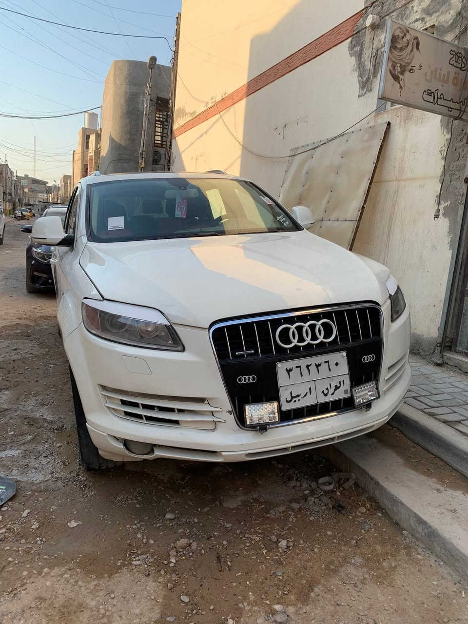 اودي كيو سفن مستعجل عبيعتهه السعر 59 رقم اربيل تحويل او وكاله عليهه غرامات 900 الف علمشتري سياره سعرهه برخص التراب مكاني بغداد الدوره بيهه نقوصات بصيطه ‭***********‬
